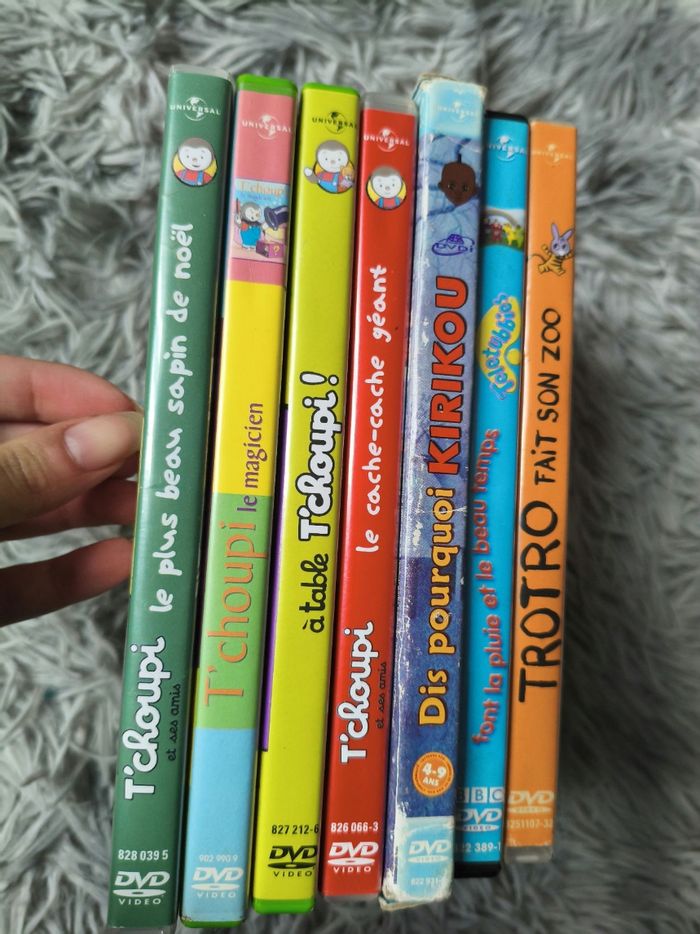 Lot de 7 DVD enfants – T’choupi, Trotro, Teletubbies Universal - photo numéro 2