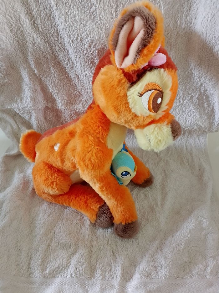 Bambi  Disneyland Paris 30 cm assis - photo numéro 2
