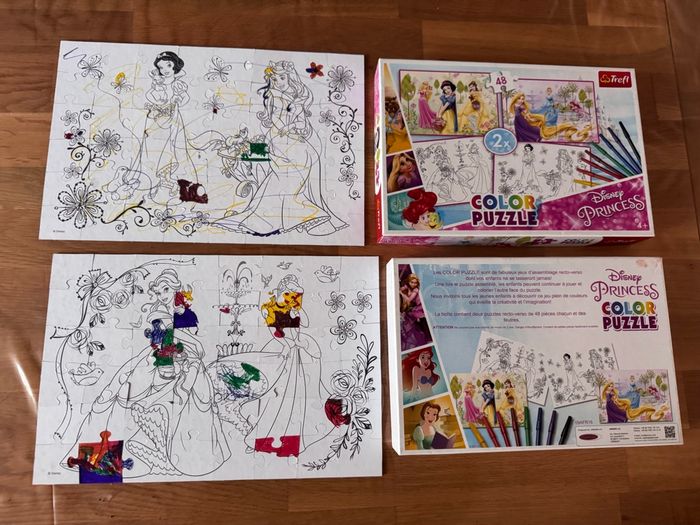 Puzzle la petite sirène Aladin Frozen princesse - photo numéro 9