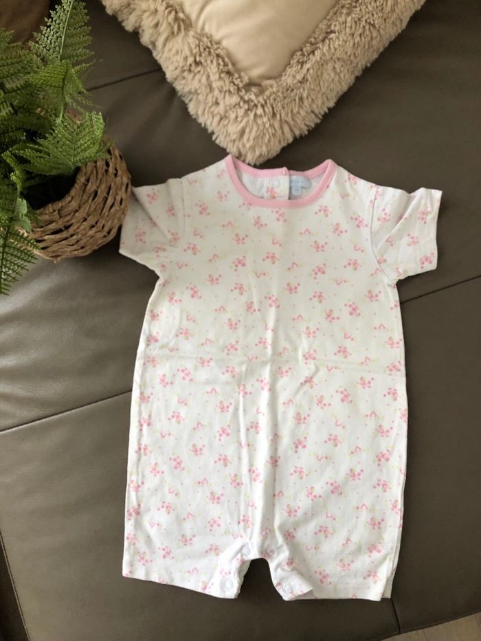 Combishort blanc rose fille Tex baby - photo numéro 8