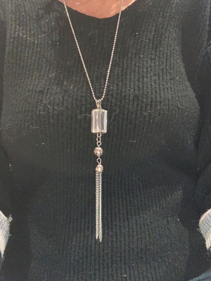 Pendentif original avec miroir brillant - photo numéro 2