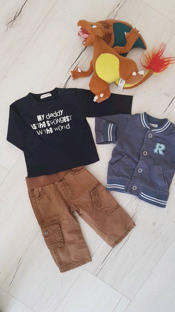 Lot de 3 articles garçon 3mois