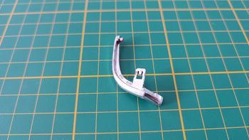 Pare-chocs arrière droit miniature Bburago Burago Lancia Aurelia B24 Spider 1955 1/18 1/18e #B87