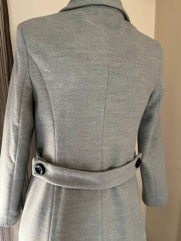 Manteau long femme gris Taille L - 40 - photo numéro 8