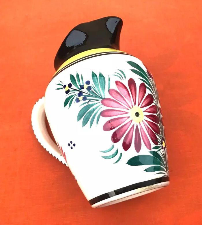 Pichet Faïence HB Quimper Décor floral - photo numéro 6