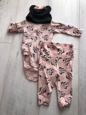 Ensemble rose stretch Disney H&M 3 mois