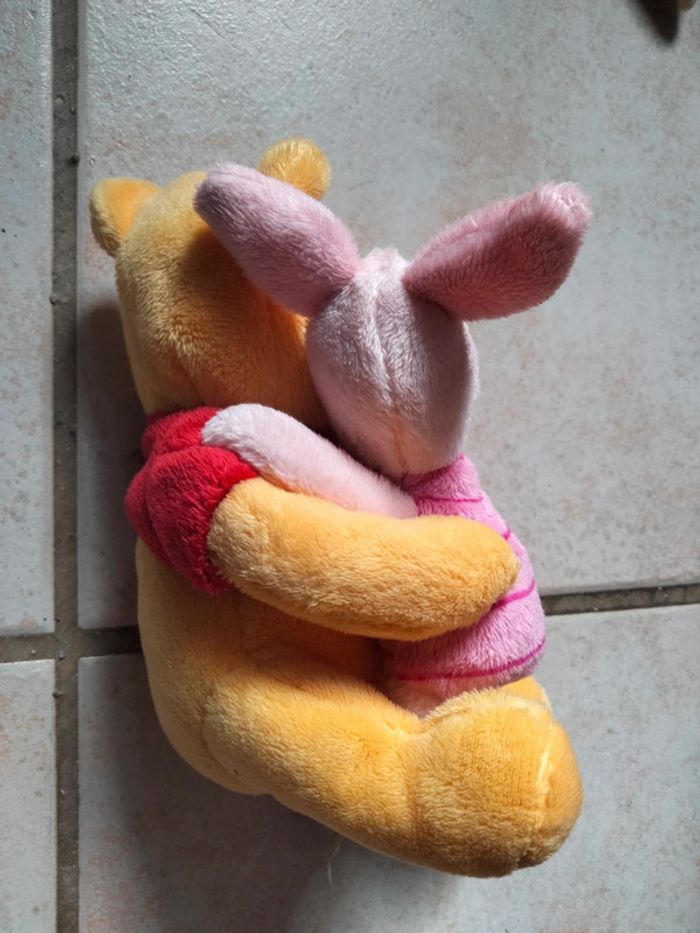 Peluche Winnie et porcinet Disney - photo numéro 3