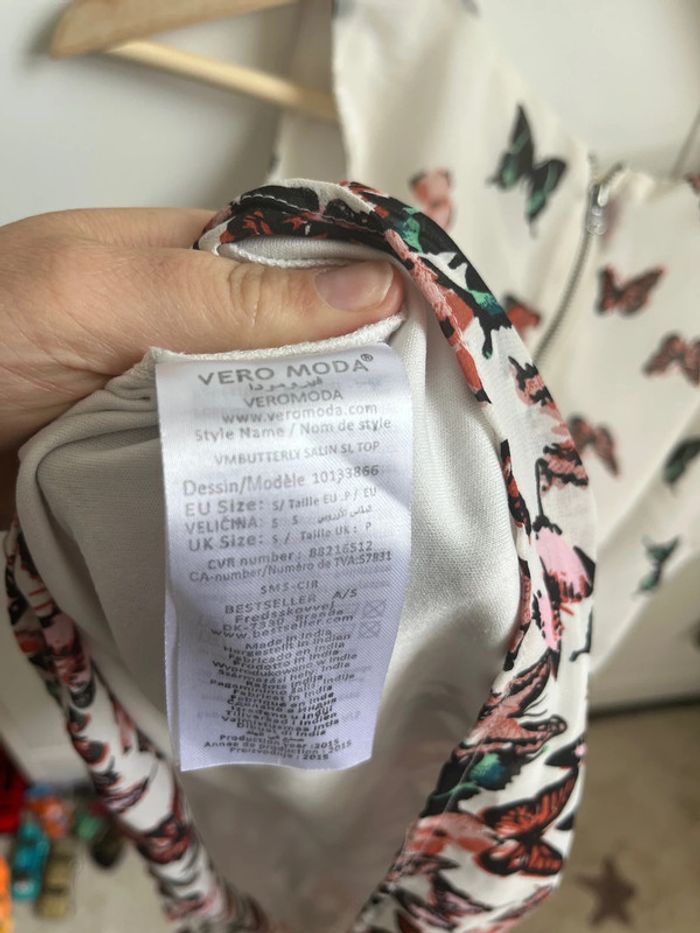 Top vero moda papillons - photo numéro 4