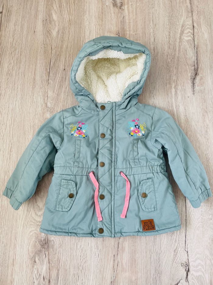 Parka chaude bébé à capuche