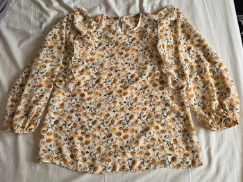 Primark Chemisier Volants Floral Beige Très bon état Taille 36