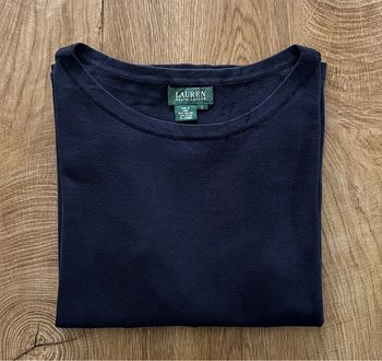 Pull manches 3/4 bleu marine Lauren ralph lauren pour femme, taille L