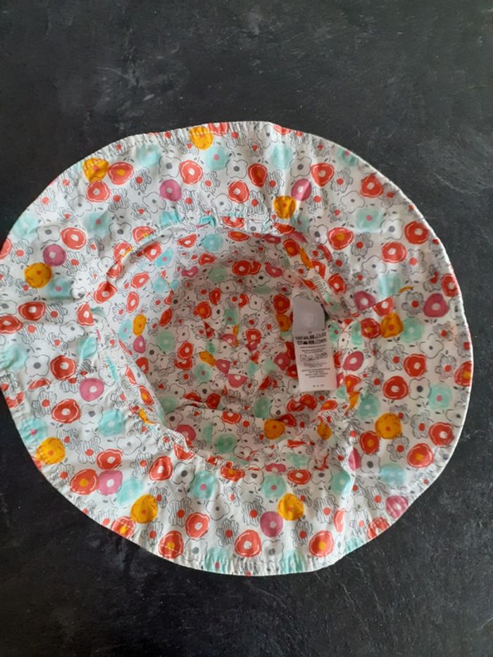 Bob ou chapeau fille multicolore fleuri - photo numéro 2