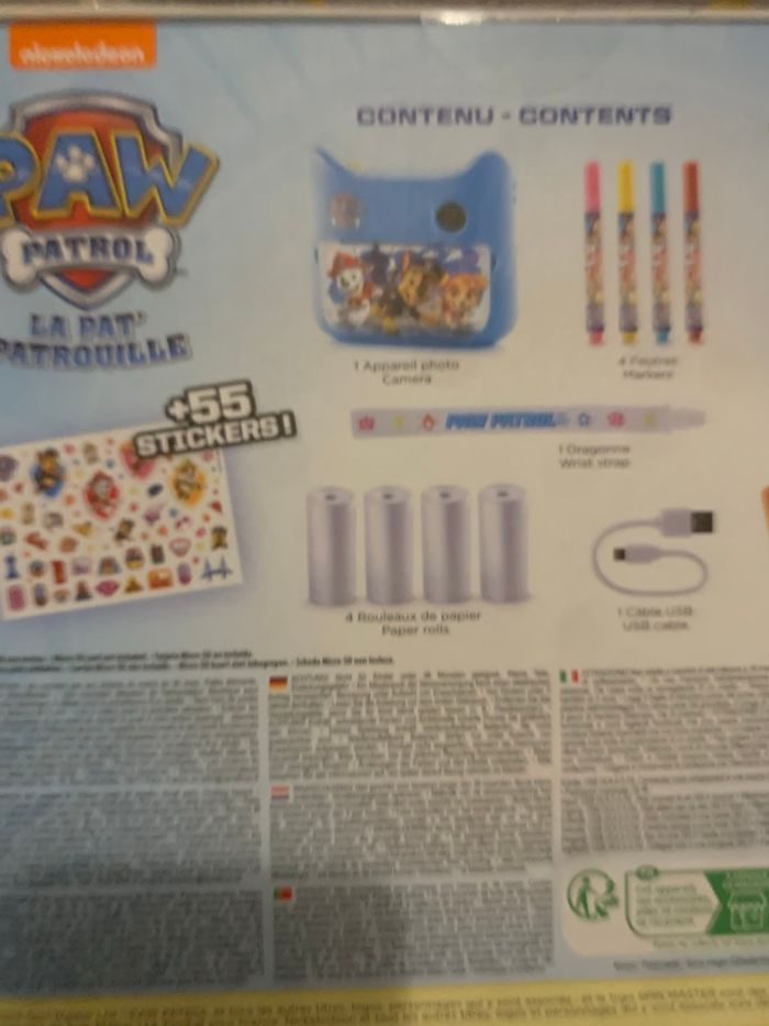 Appareil photo instantané pat patrouille - photo numéro 3