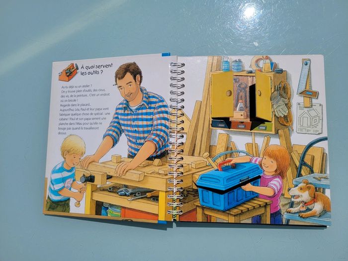 Les p'tits juniors, livre animé avec des volets surprises 🔨 Les outils 🔧 - photo numéro 5