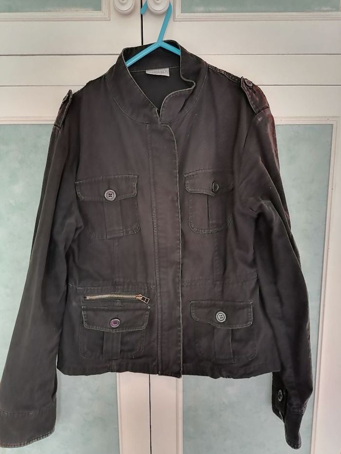Veste toile noir pimkie 40