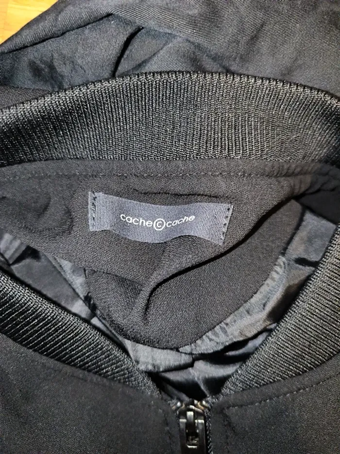 Veste noire cache cache taille 40 - photo numéro 5