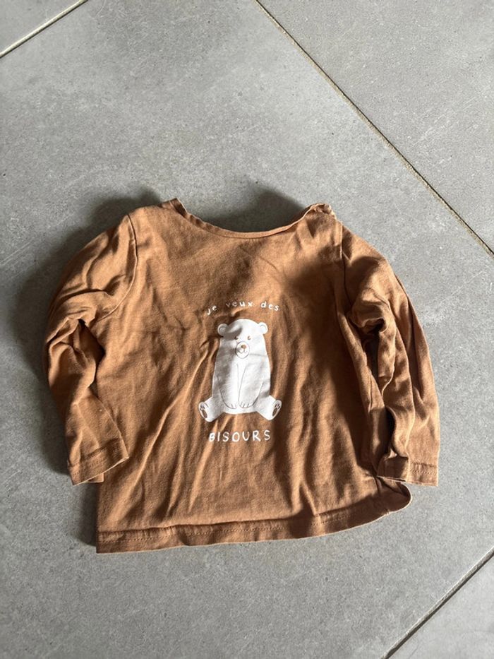 T-shirt marron