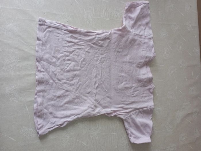 Tee shirt rose manches courtes 10 ans in extenso 1€ - photo numéro 3
