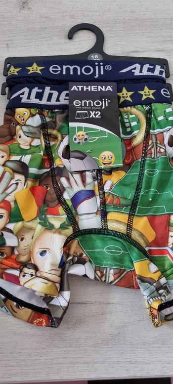 Lot de 2 boxers athena emoji