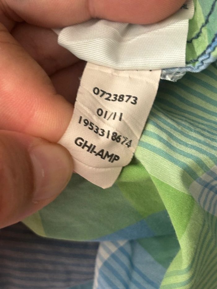 Chemise manche courte tommy hilfiger taille L - photo numéro 11