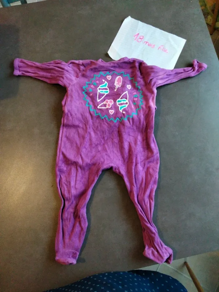 Pyjama violet