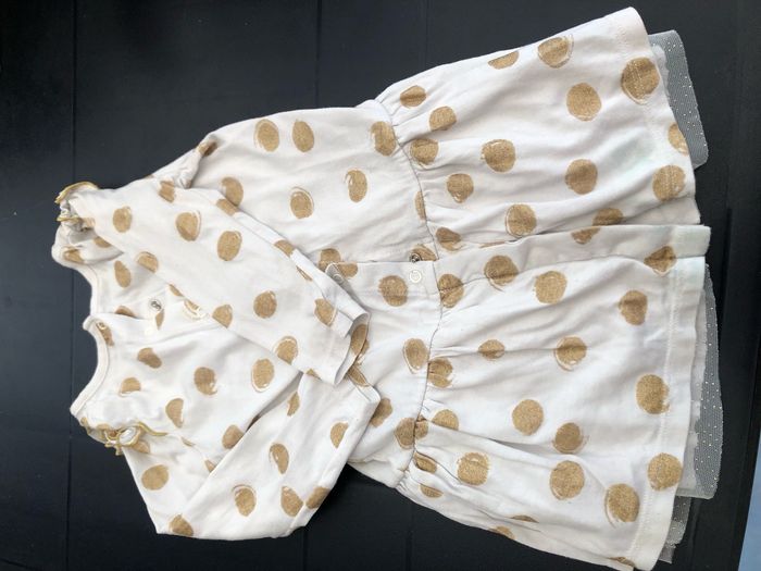 Robe à pois petit bateau 24 mous - photo numéro 2