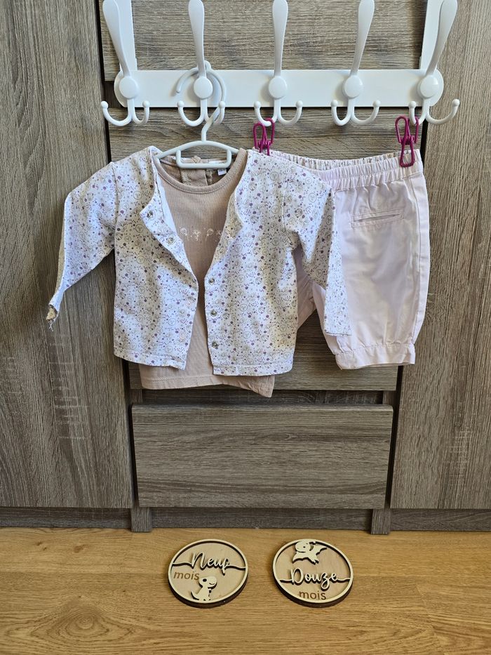 Vêtement Bébé Fille - Ensemble - In Extenso - 74 cm - photo numéro 2