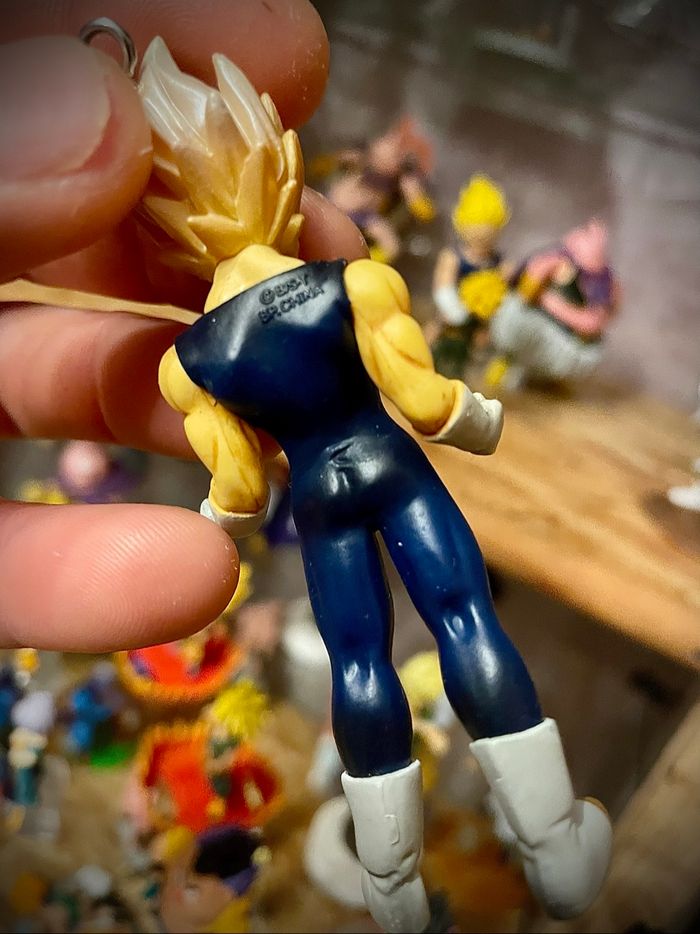 Figurine dragon ball gashapon porte clé Majin Vegeta - photo numéro 2