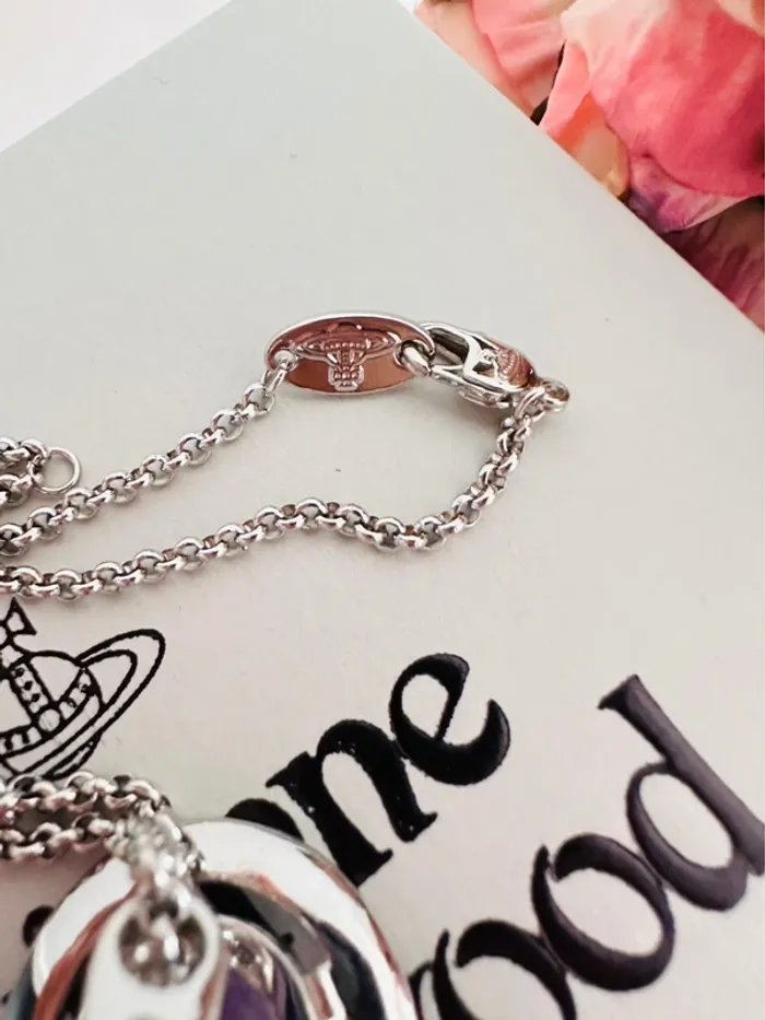 🪐Collier Vivienne Westwood Orb Violet - photo numéro 6