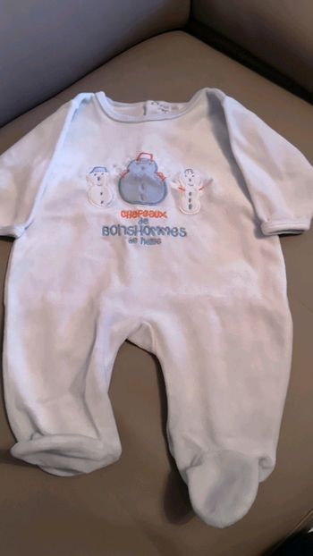 Dors bien 1 pièce bonhomme de neige