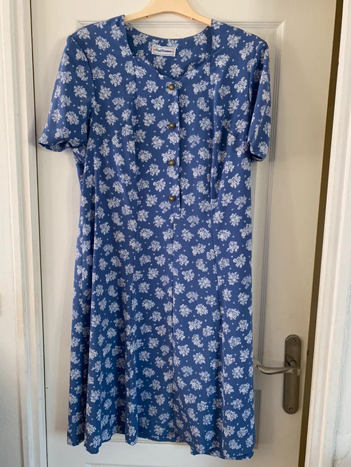 Robe fleurie vintage Paul mausner. T42