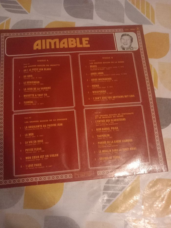 33T le double disque d'or d'aimable - photo numéro 3