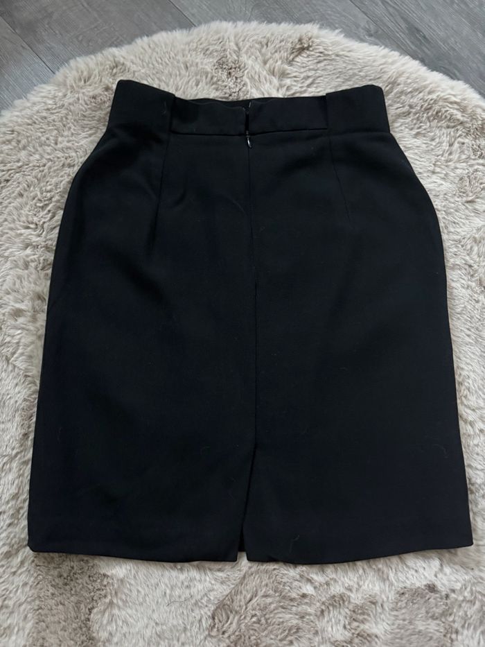 Superbe jupe droite noire Laurel taille 38 ou M - photo numéro 8