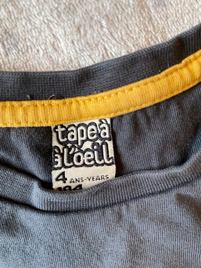 T-shirt TAO tape à l’œil 4 ans - photo numéro 2