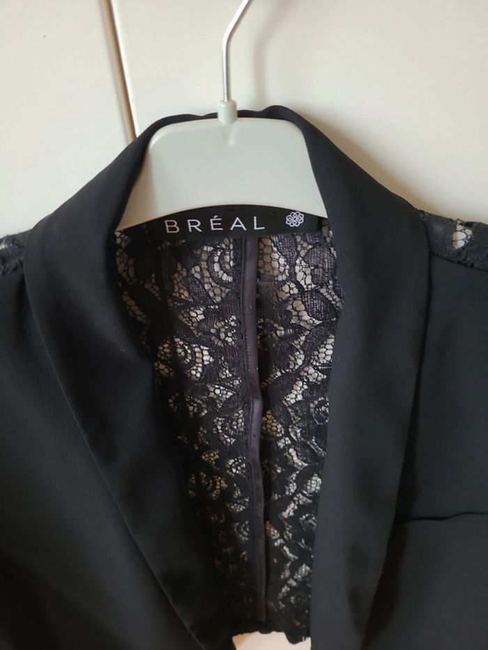Blazer noir en dentelle neuf - photo numéro 4