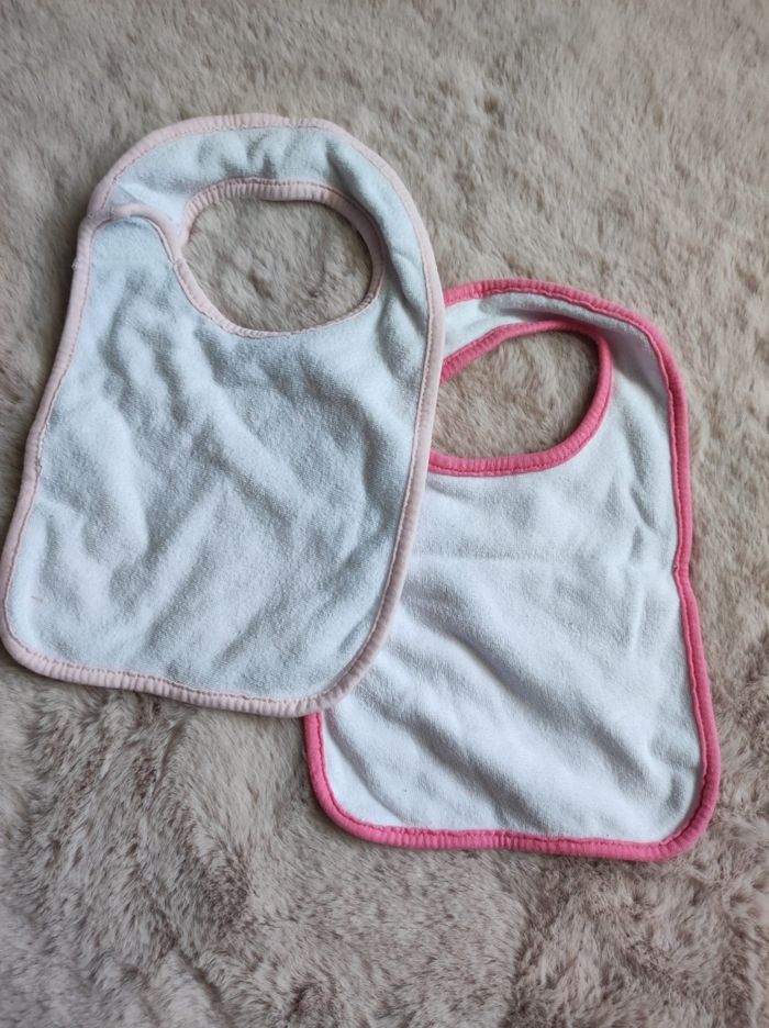 Lot 2 bavoirs nouveaux né - photo numéro 3