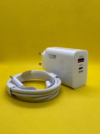 Chargeur rapide 120w + câble 1m