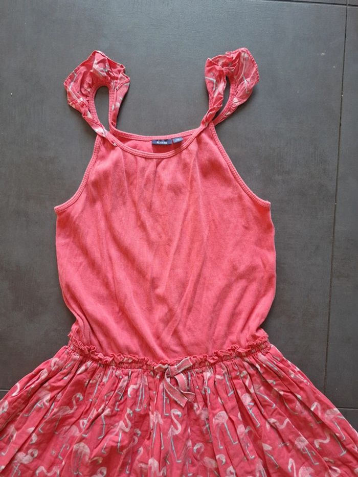Robe été kaki 12 ans flamand rose - photo numéro 3