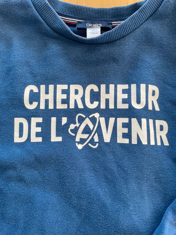 Sweat « Chercheur d’avenir » Okaidi 5 ans - photo numéro 3