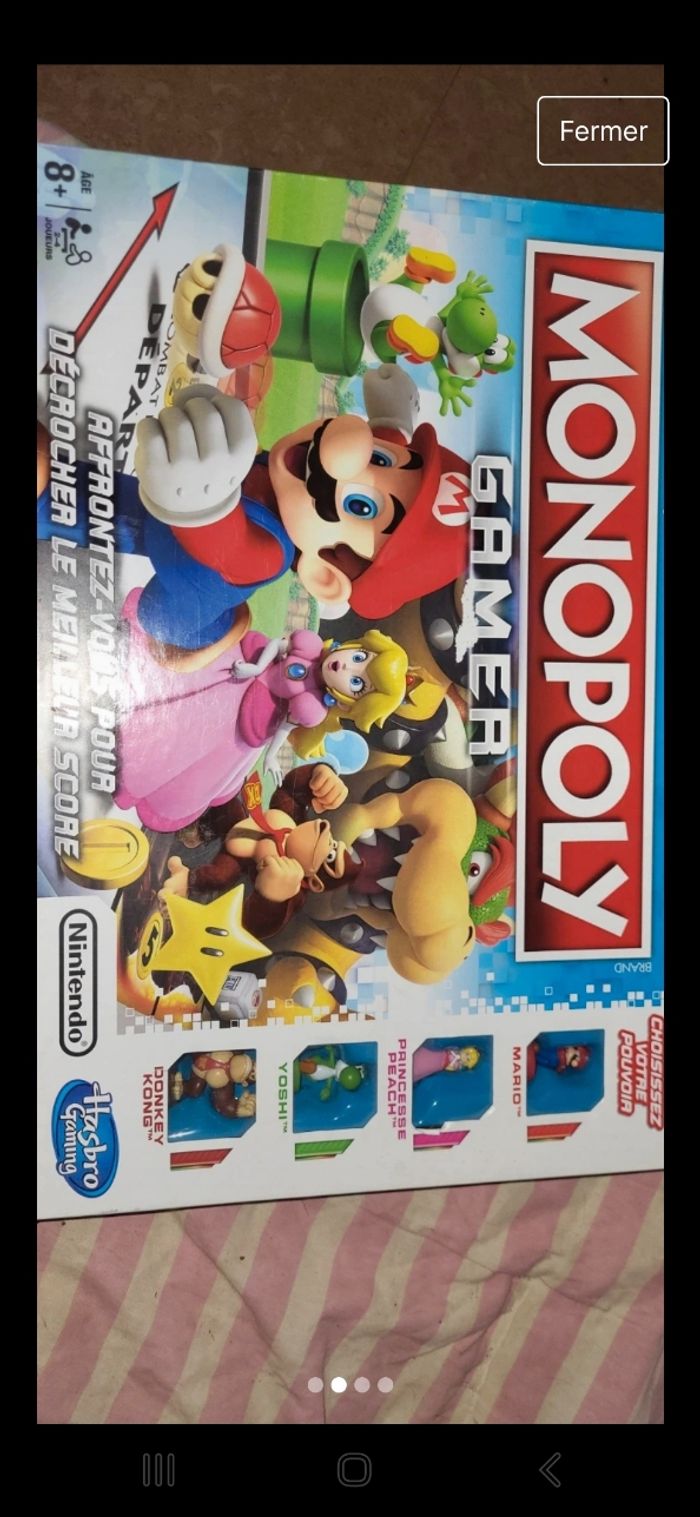 Monopoly gamer mario