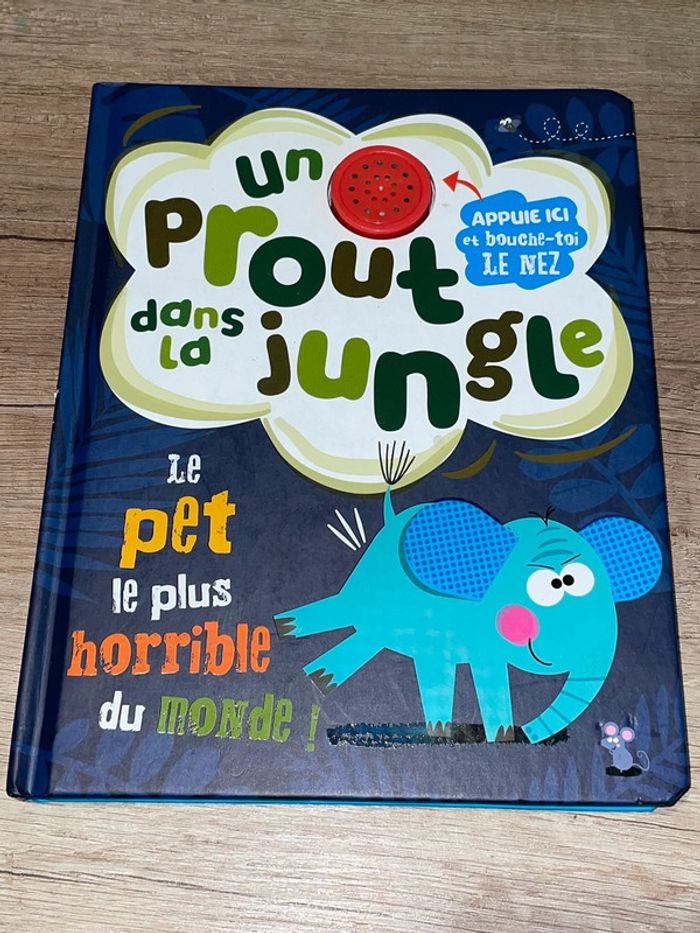 Livre sonore un prout dans la jungle