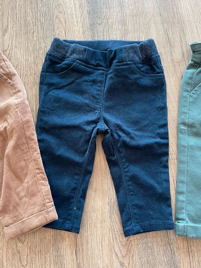 Lot 3 pantalons 6 mois - photo numéro 3