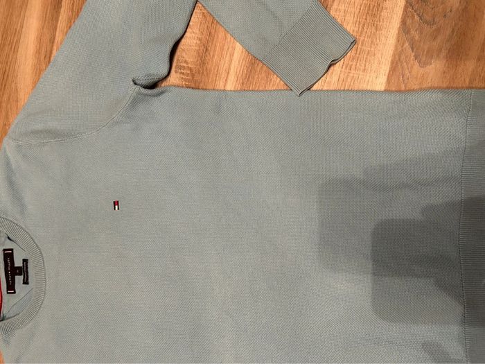 Pull homme Tommy Hilfiger bleu clair - photo numéro 10