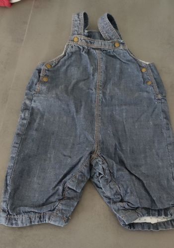 Salopette jeans 1 mois