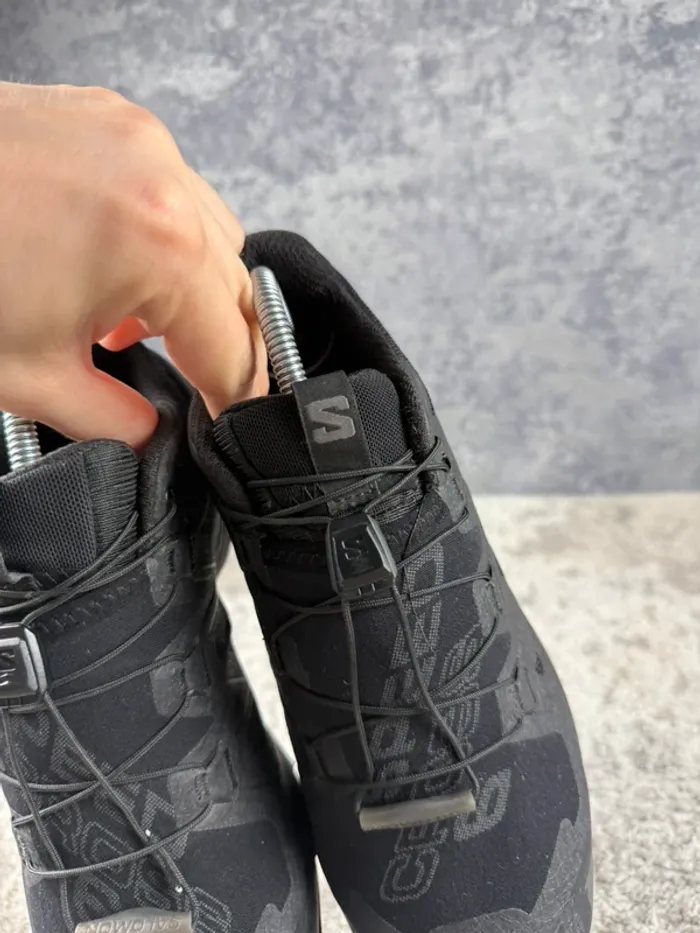 Salomon SpeedCross 6 - Trekking Shoes - Triple Black - photo numéro 12
