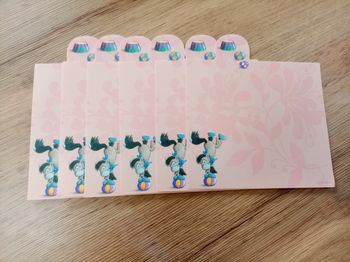 Lot de 6 feuilles Diddl