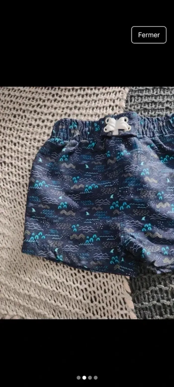Short de bain taille 6 mois - photo numéro 2