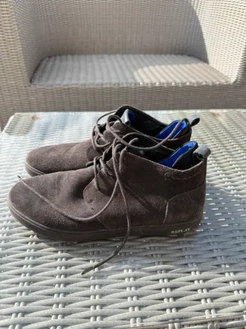 Chaussure haute en daim Replay
