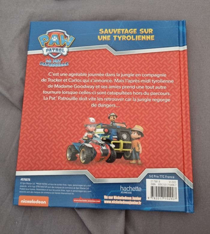Livre pat patrouille : sauvetage sur une tyrolienne - photo numéro 2