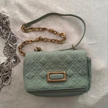 Sac vert Zara 